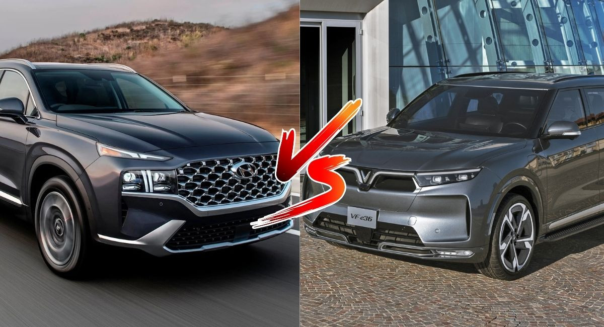 So Sánh xe điện VinFast VF e35 và Hyundai Santa Fe - Xe nào phù hợp với phong cách của bạn?